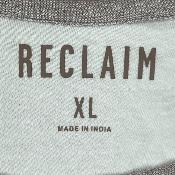 Reclaim Beige Long Sleeve Shirt size XL - Picture 3 of 3